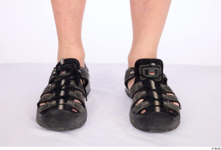 Dash black sandal with multiple straps casual foot shoes 0001.jpg